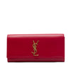 Saint Laurent Smooth Leather Cassandre Clutch Secondhand