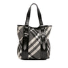 Secondhand Burberry Small Beat Check Nylon Victoria Tote
