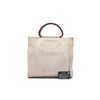 Chanel CC Canvas Wooden Handle Tote Secondhand