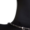 Louis Vuitton Palladium Plated Monogram Message In A Bottle Pendant Necklace Secondhand
