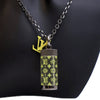 Louis Vuitton Palladium Plated Monogram Message In A Bottle Pendant Necklace Secondhand