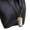 Louis Vuitton Palladium Plated Monogram Message In A Bottle Pendant Necklace Secondhand