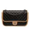 Chanel Jumbo Classic Bicolor Lambskin Twist Flap Secondhand