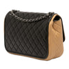 Chanel Jumbo Classic Bicolor Lambskin Twist Flap Secondhand