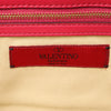 Valentino Rockstud Glam Lock Leather Chain Crossbody Bag in Pink Secondhand