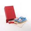 Secondhand Valentino Garavani Tassels Fringe Canvas & Leather Espadrilles Sandals in Blue, Size 37 EU
