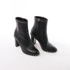 Secondhand Valentino Garavani Rockstuds Leather Ankle Boots in Black, Size 37.5 EU