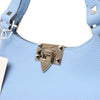 Valentino Garavani Rockstud Leather x Studs Shoulder Bag in Blue Secondhand