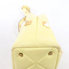 Valentino Garavani Roman Studs Leather 2Way Handbag in Yellow Secondhand