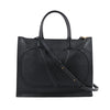 Valentino Garavani V Logo Leather 2Way Handbag in Black Secondhand