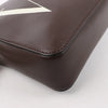 Valentino Garavani VLTN Leather Shoulder Bag in Brown Secondhand