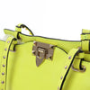 Secondhand Valentino Garavani Rockstud Leather 2Way Handbag in Yellow