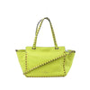 Secondhand Valentino Garavani Rockstud Leather 2Way Handbag in Yellow