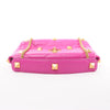 Secondhand Valentino Garavani Roman Studs Leather 2-way Crossbody Bag in Pink