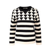 Secondhand Valentino Geometric Pattern Jacquard Sweatshirt - '10s