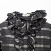 Secondhand Valentino Miss V Ruffled Silk Top - '90s