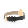 Secondhand Van Cleef & Arpels Alhambra WTYB02B3 136574 YG & Leather QZ Watch with Shell-Face HH5655