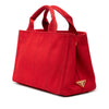 Prada Small Canvas Canapa Logo Satchel Secondhand