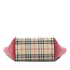 Burberry Small Haymarket Check Coated Canvas and Calfskin Canterbury Tote Secondhand