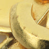 Chanel CC Gold Plated Clover Brooch Secondhand