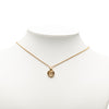 Dior Gold Plated CD Logo Pendant Necklace Secondhand