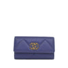 Secondhand Chanel Quilted Goatskin 19 Flap Long Wallet