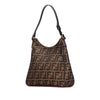 Fendi Zucca Canvas Shoulder Bag Secondhand
