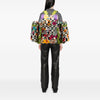 Gucci The North Face Floral Multicolor Nylon and Leather Backpack Secondhand