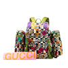 Gucci The North Face Floral Multicolor Nylon and Leather Backpack Secondhand