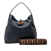 Gucci Leather Hip Bamboo Satchel Secondhand