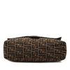 Fendi Zucca Canvas Mamma Forever Zip Shoulder Bag Secondhand