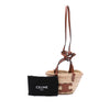 Celine Nano Raffia Cuir Triomphe Classic Panier Tote Secondhand