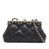 Chanel CC Quilted Lambskin Frame Chain Bag Secondhand