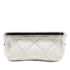 Chanel Lambskin and Acrylic Kiss Clutch with Chain Secondhand