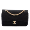 Chanel Medium Classic Jersey Bijoux Chain Double Flap Secondhand