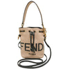 Fendi Mini Calfskin Mon Tresor Bucket Bag Secondhand