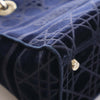 Dior Medium Velvet Cannage Lady D Lite Secondhand