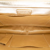 Chanel CC Metallic Pleated Lambskin Chain Link Shoulder Bag Secondhand