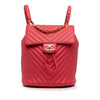 Secondhand Chanel Small Chevron Calfskin Urban Spirit Backpack