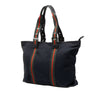Gucci GG Canvas Web Shopper Tote Secondhand