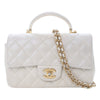 Chanel Mini Rectangular Lambskin Top Handle Flap Secondhand
