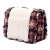 Chanel CC Tweed and Shearling Single Flap Secondhand