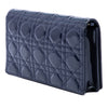 Dior Patent Cannage Lady Dior Pouch with Chain Secondhand