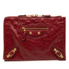 Balenciaga Lambskin Motocross Giant 12 Zip Around Flat Clutch Secondhand