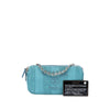 Chanel Raffia Deauville Double Zip Clutch with Chain Secondhand