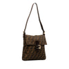 Fendi Zucca Canvas Shoulder Bag Secondhand