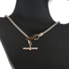 Hermès Palladium Plated Buffalo Horn Swift Meli Melo Necklace Secondhand