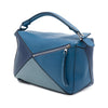 LOEWE Medium Tricolor Calfskin Puzzle Satchel Secondhand