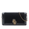 Bottega Veneta Karung Trimmed Knit Intrecciato Knot Clutch On Chain Secondhand