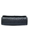 Chanel CC Quilted Caviar and Grosgrain Top Handle Flap Secondhand
